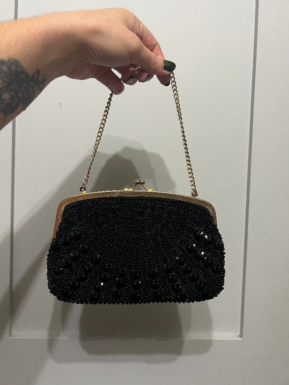 Vintage Beaded Formal Evening Bag
